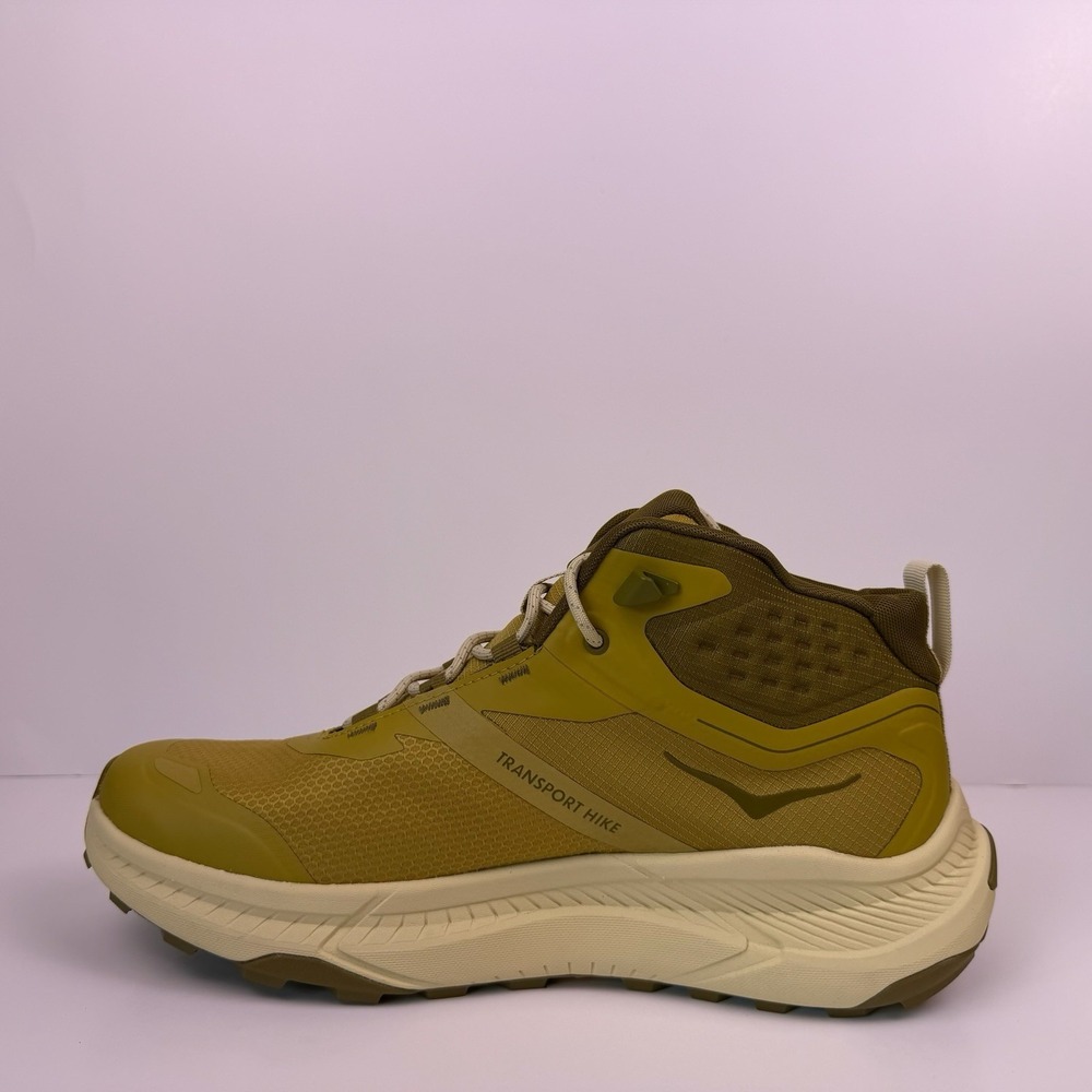 Hoka One One Transport Hike Mid Gore-Tex Boots Men's Size 10.5 Brown Sample - Picture 4 of 7